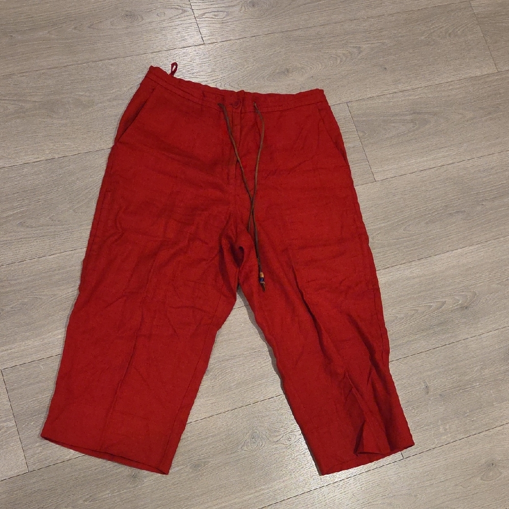 Ralph Lauren 100% Linen Cropped Pants